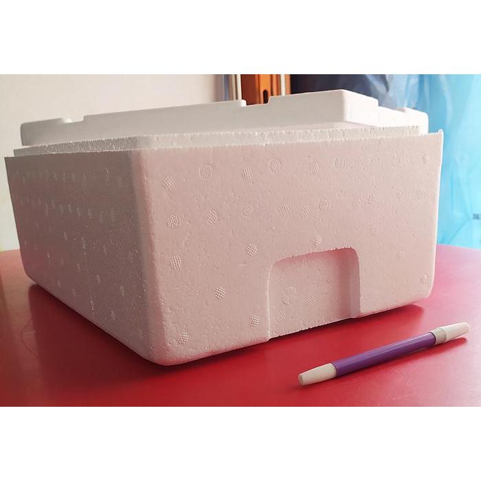 Styrofoam Box Tuna / Box Ikan Kecil P: 37 Cm , L : 23 Cm, T : 16 Cm