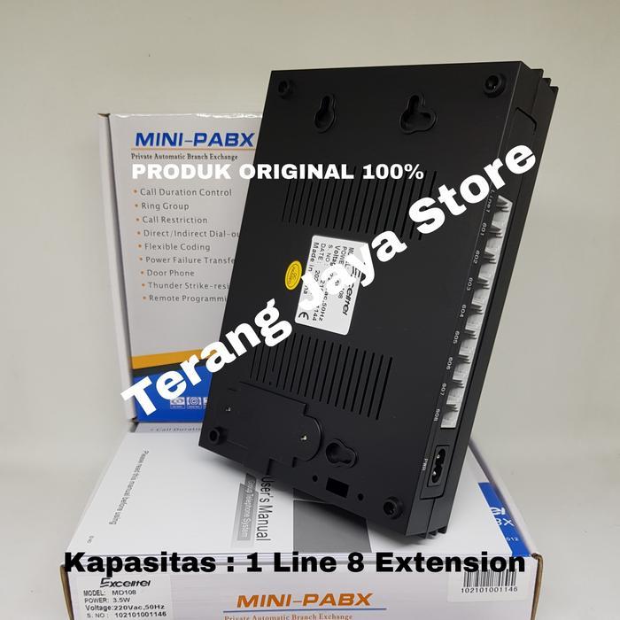 Pabx Excelltel Md108 Mini Pabx Excelltel Md108 Pabx 1 Line 8 Extension