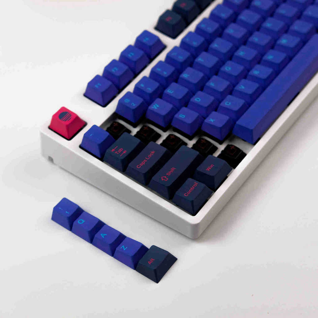132 Keys/set GMK Laser Keycaps PBT Dye Subbed Keycap Cherry Profile Key Caps With 1.75U 2U Shift