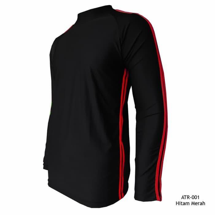 Baju Renang Atasan Lengan Panjang Bahan Lycra Baju Renang Pria Wanita