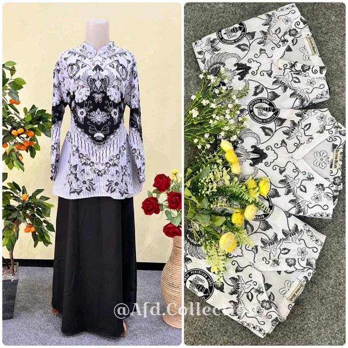 Gamis Seragam Batik PGRI / Baju seragam batik guru