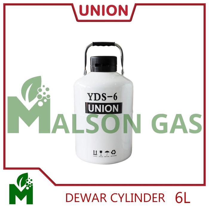 Tabung Baru Dewar 6 Liter Container Kontainer Liquid Nitrogen Cair