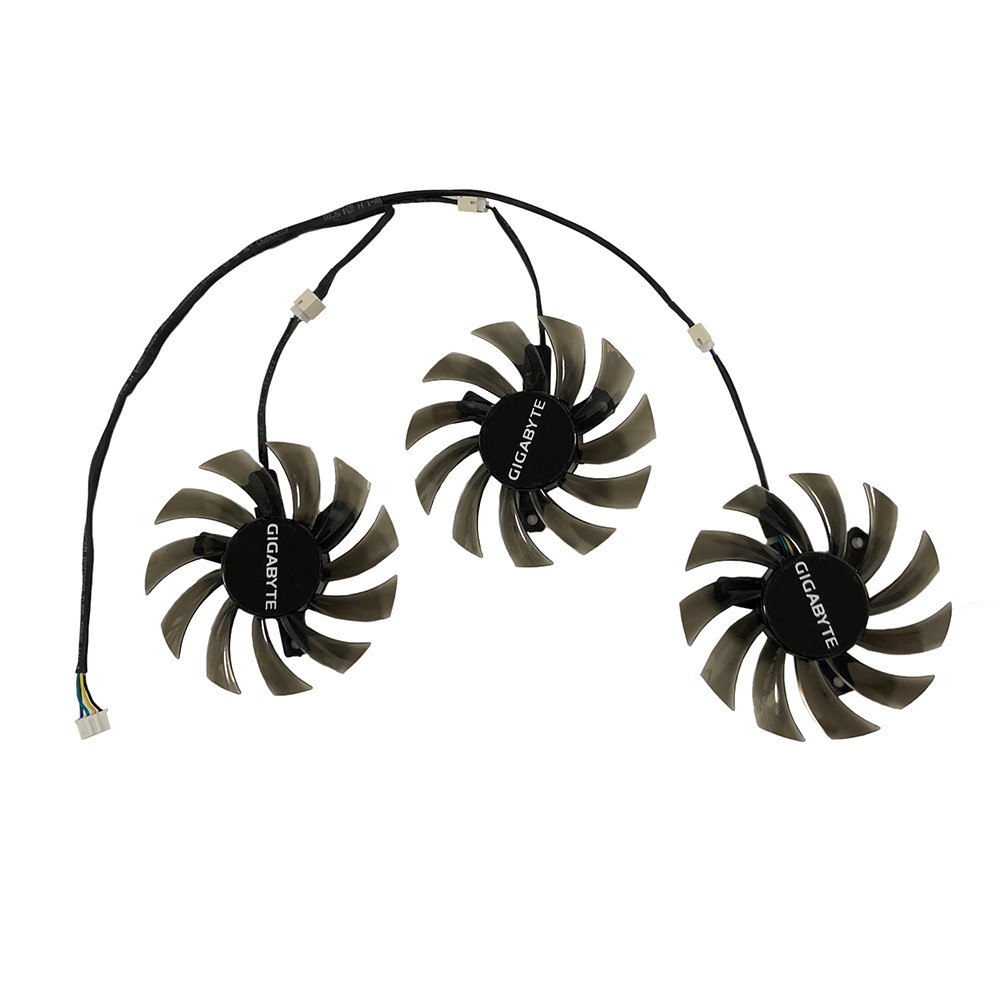3PCS/Set,4Pin,PLD08010S12HH,75MM,Video Cooler Fan,For Gigabyte GTX 670 680 760 Ti G1 GTX 770/780Ti