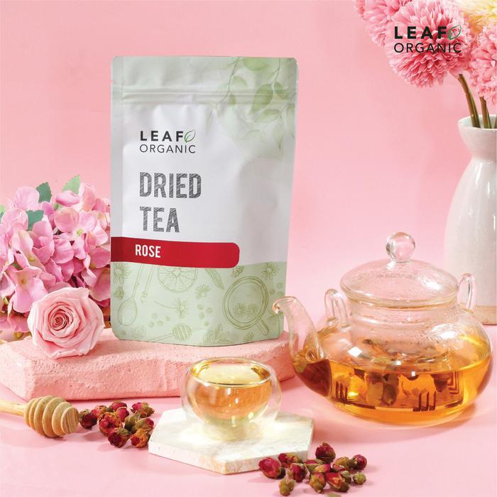 "New" Teh Premium Bunga Rose Mawar LEAF ORGANIC Dried Flower Tea Kering Murni Organik