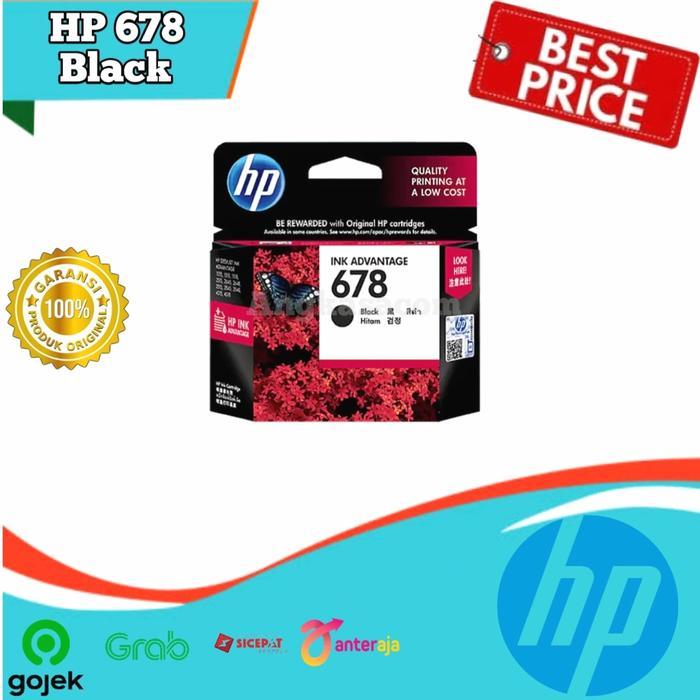 Tinta Printer Hp 678 Cartridge Hp 678 Hitam Warna Tri-Color Original