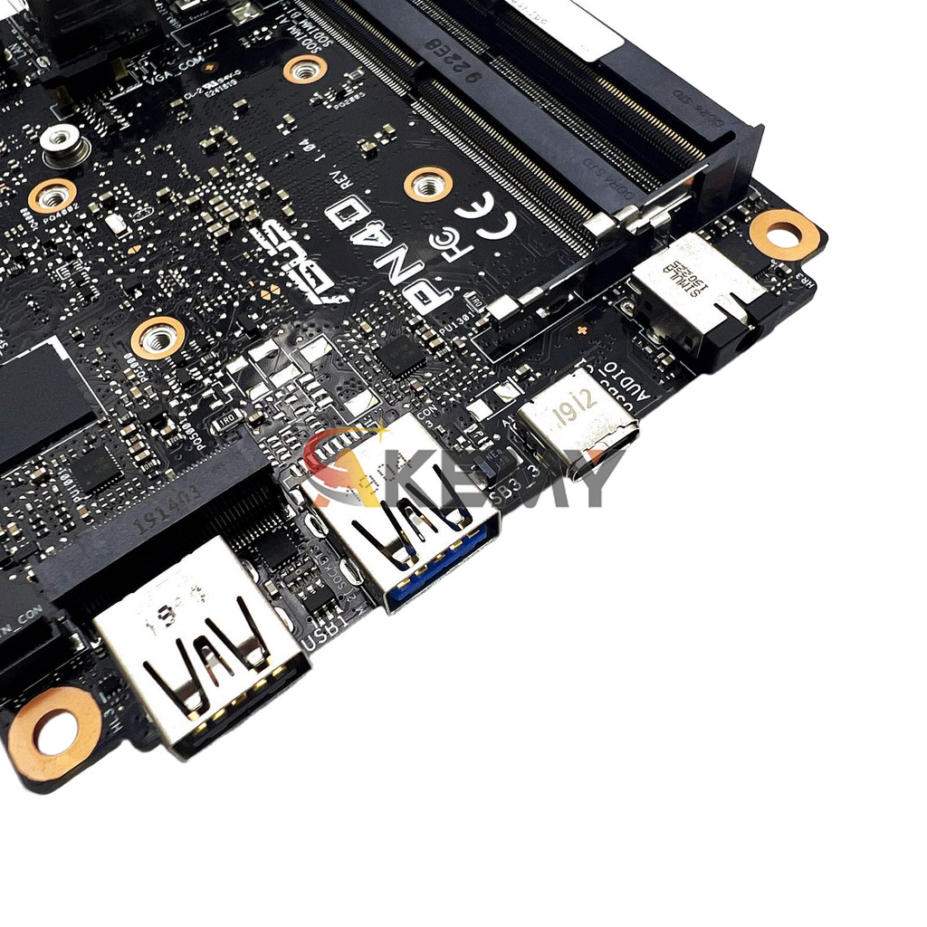 PN40 Laptop Motherboard For ASUS Mini PC PN40 PN40 Notebook Mainboard With Celeron CPU 100% tests OK