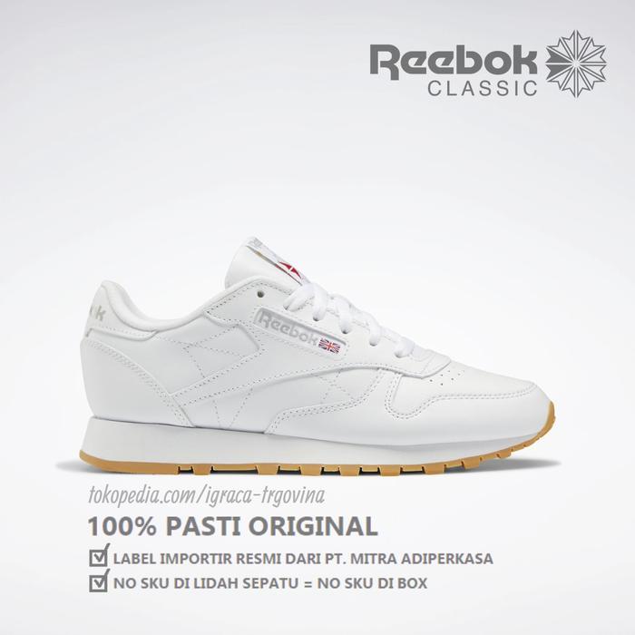 Reebok Classic Leather Original Sneaker Shoes - White