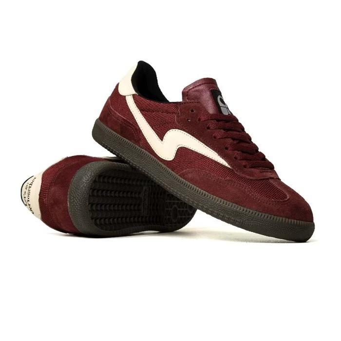 Raingel Fort Maroon Sepatu Lokal Original Unisex Sneakers Casual Maroon