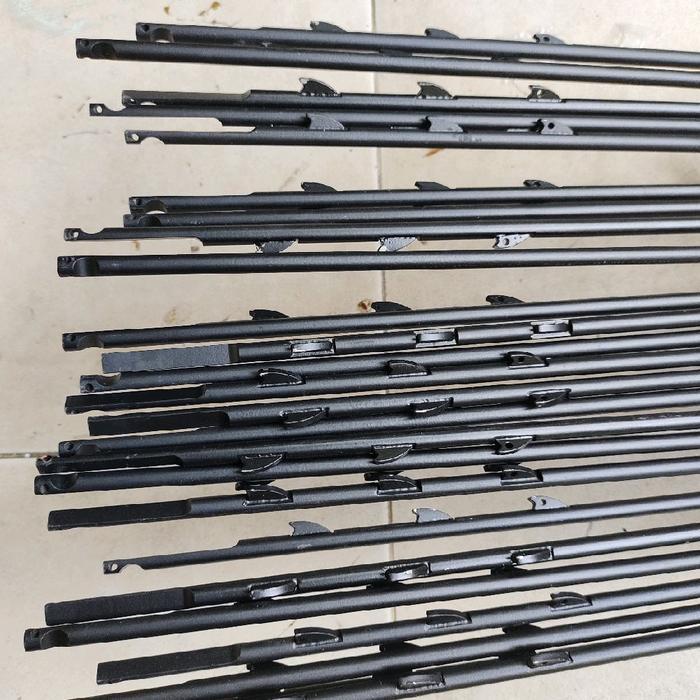 PADOX 7mm shaft baja hitam 150cm speargun selam freedive spearfishing 7mm spring steel busur panah