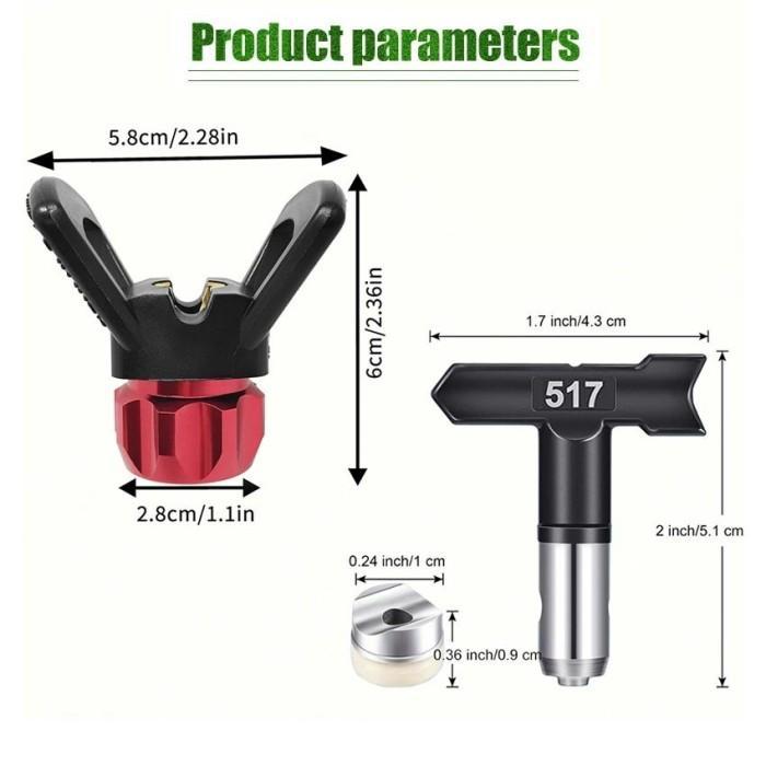 Airless Spray Gun Pneumatic Painting Spray Gun Airbrush Sparepart