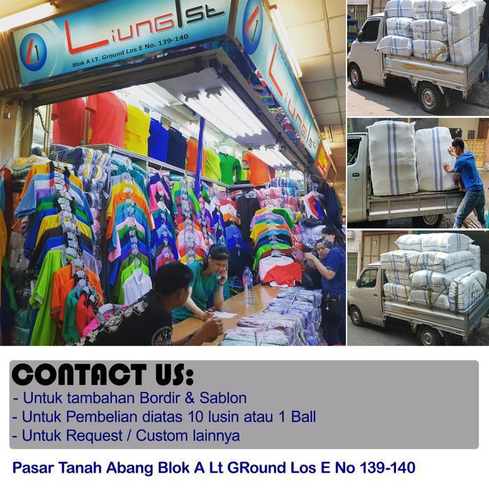 Kaos Polo Panjang Ungu Tua Kerah Abu / Baju Kaos Kerah Panjang Pria Wanita Terlaris
