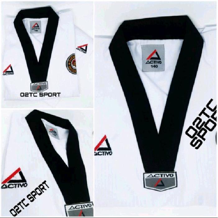 Dobok Sendy Activo Kerah Hitam