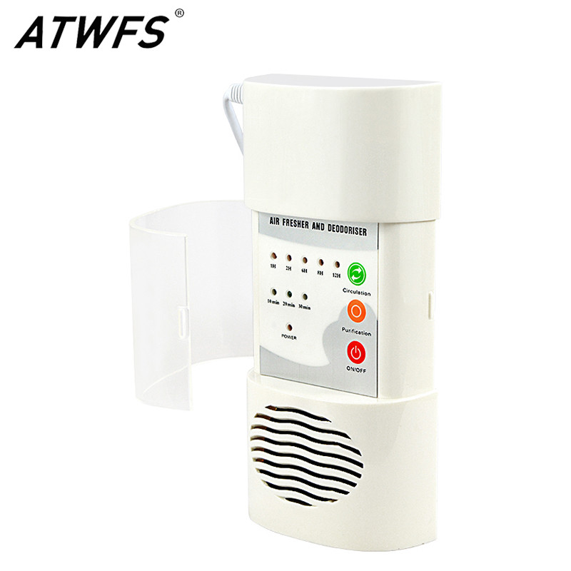 ATWFS Ozone Generator Air Purifier Home Air Cleaner Deodorizer Sterilization Germicidal Electric