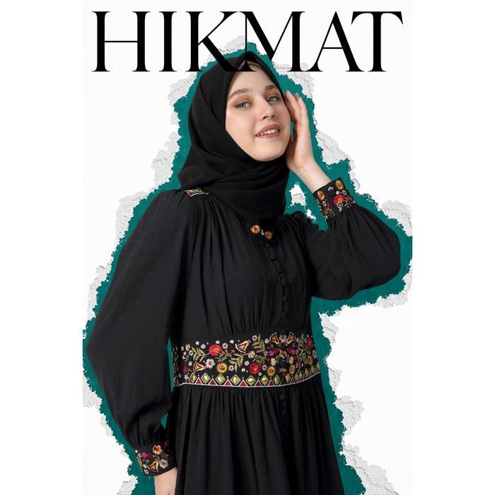 HIKMAT FASHION ORIGINAL A1218 ABAYA HIKMAT NOERBUTIKMUSLIM abaya