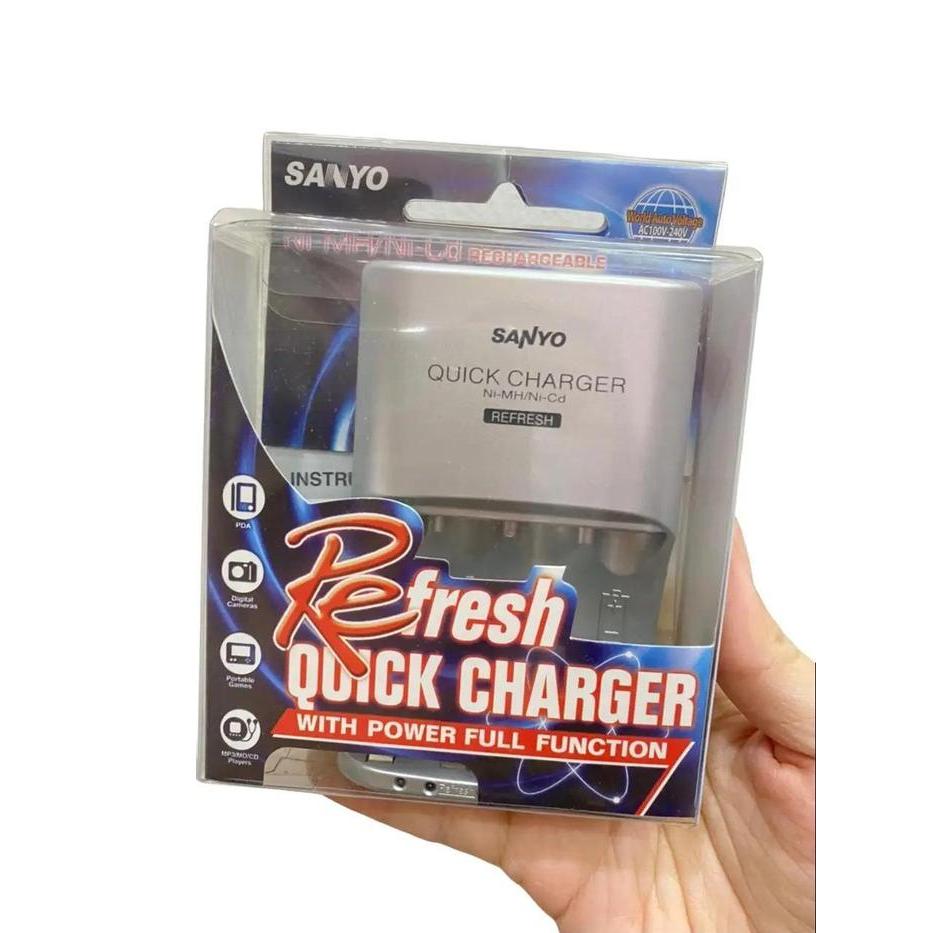 Promo Sanyo Quick Charger Baterai Aa