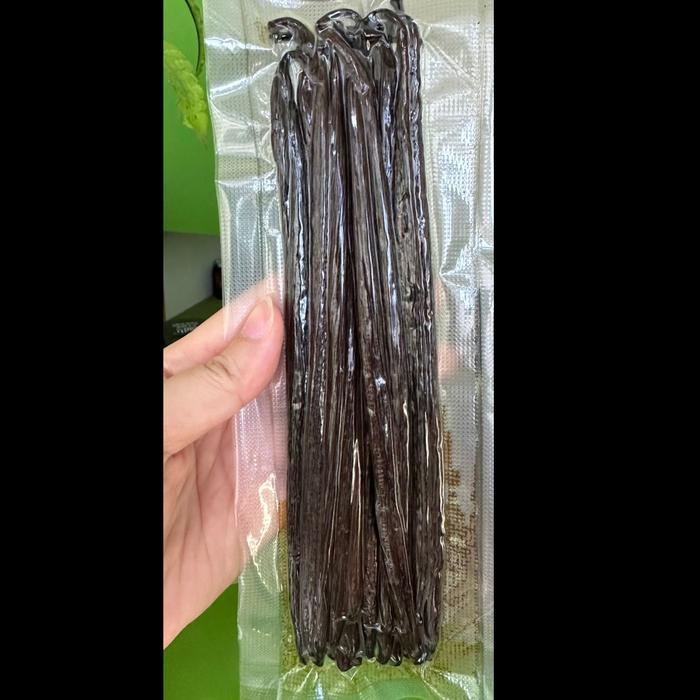 Gourmet Grade A 100 gr Vanili Kering Vanilla Beans Planifolia Premium
