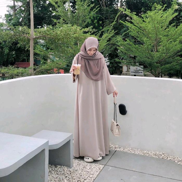 Mecca Abaya Abaya Basic Polos Turki Abaya