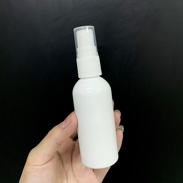 botol BR 60ml PUTIH SUSU + tutup SPRAY neck 18mm PUTIH SUSU 60 ml