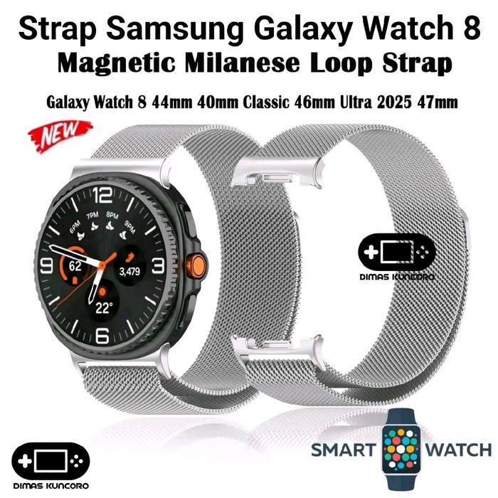 Stok Baru Strap Stainless Samsung Galaxy Watch 8 tali jam tangan steel watch8 classic ultra 2