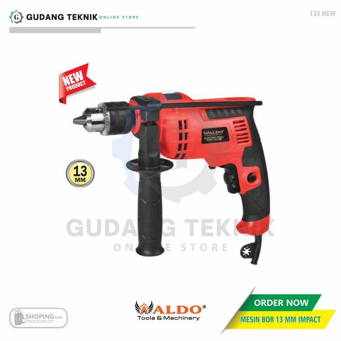 Mesin Bor CORDLESS 13mm ALDO 133-NEW /Mesin Bor tangan 13 mm 710W ALDO