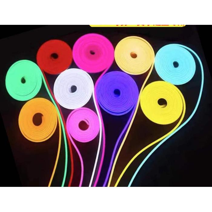 "New" Lampu LED Neon Flex Selang DC 12V 5M Neon flex Flexible 5M