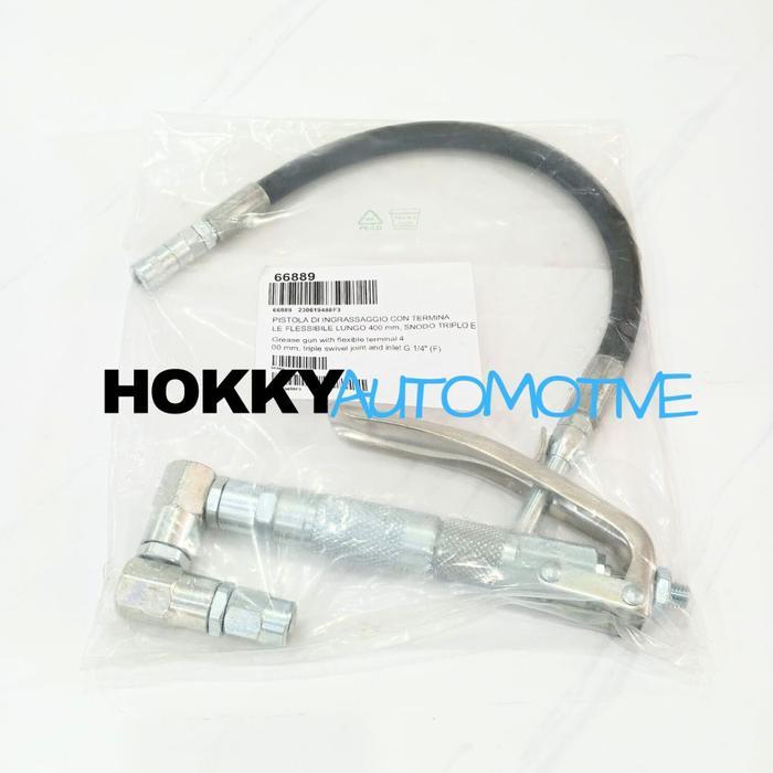 grease gun RAASM / ECODORA ART 66889-66888 original dengan SWIVEL JOINT