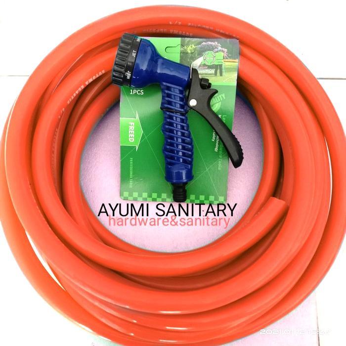 PAKET SELANG AIR 5/8 10METER+SPRAY GUN 7SHOT