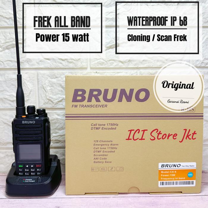 HT BRUNO CX 9 ORIGINAL GARANSI RESMI / HT ALL BAND 15 WATT