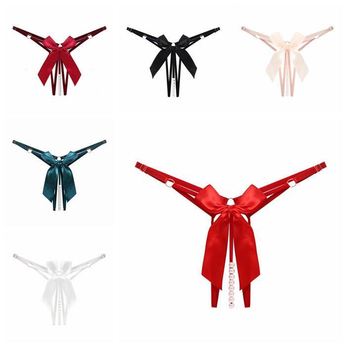 G String Sexy hot Mutiara kupu Big Size Celana Dalam Wanita C119