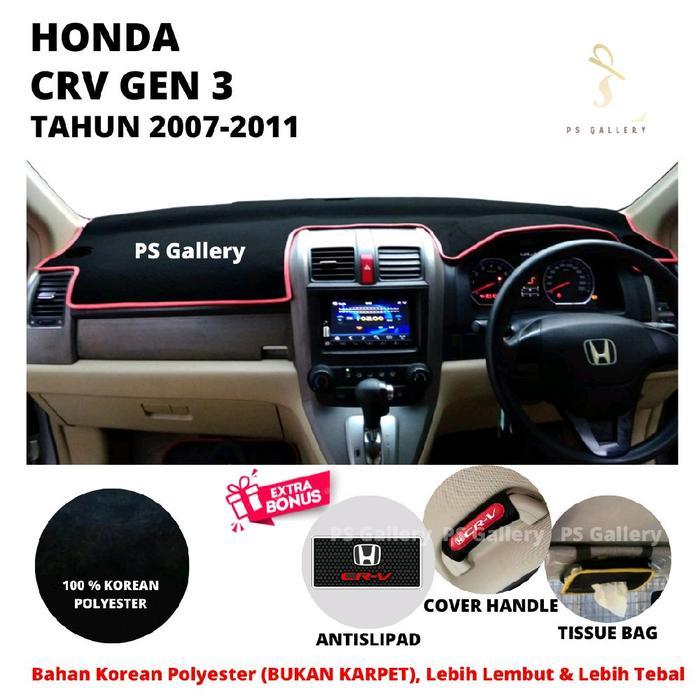 Alas Dashboard Mobil Crv Tahun 2007-2011 Aksesoris Cover Pelindung Dasbor Premium