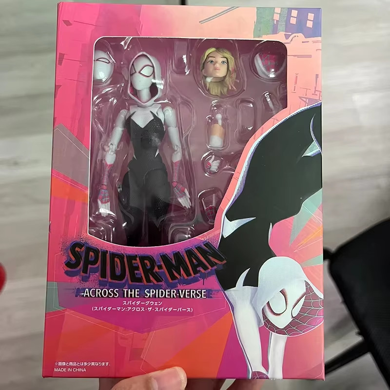 Spider-Gwen Action Figure Shf Series Collectible Model Toy Gwen Stacy into the Spider-Verse