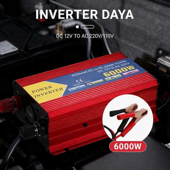 Inverter 6000 Watt Power Inverter DC Ke AC Akilistrik Serbaguna Daya Besaar 6000W UniversalInverter