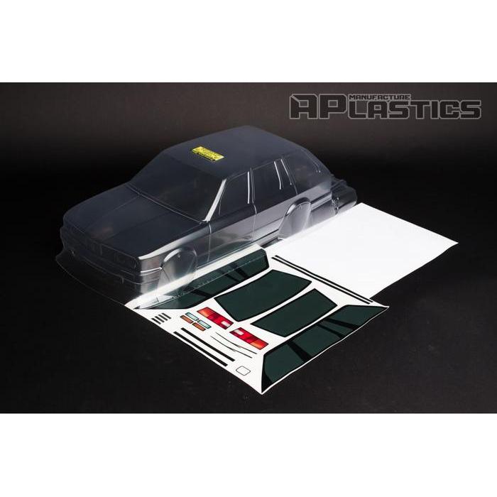 Aplastics Rc Bmw E30 Touring Clear Body (196Mm) #Ap-E30T