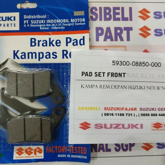 Kampas Rem Depan Suzuki Nex Ii/Nex 2
