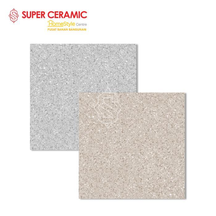 ASIA TILE 25x25 Keramik Lantai Kasar - ROMA GREY / ROMA BROWN