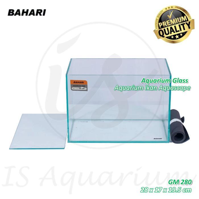 Nisso Bahari Aquarium Glassmate GM 280 Aquascape Tank Ikan Premium