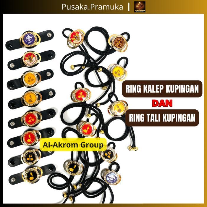 Ring Kacu Hasduk Pramuka Model Kalep dan Tali Kupingan Untuk Siaga Penggalang Penegak dan Pembina