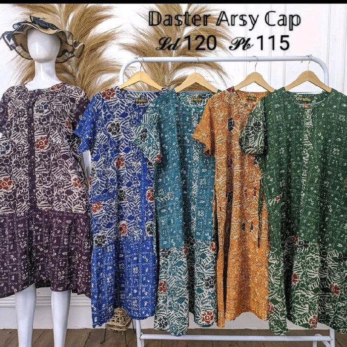 "New" Live Sale kode-A Daster Gamis Bahan Premium Tebal Wanita Busui [Harga Grosir] Batik Pekalongan
