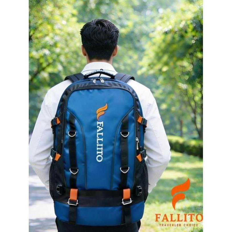 Eiger - Tas Ransel Jumbo 60 Liter Material Nilon Polyster D1682 Pria WanitaTas GunungTas