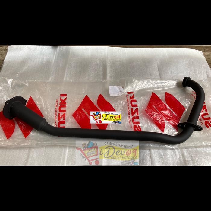 Pipa Leheran Knalpot Satria Fu Karbu CBU CKD Barong Facelift Original SGP