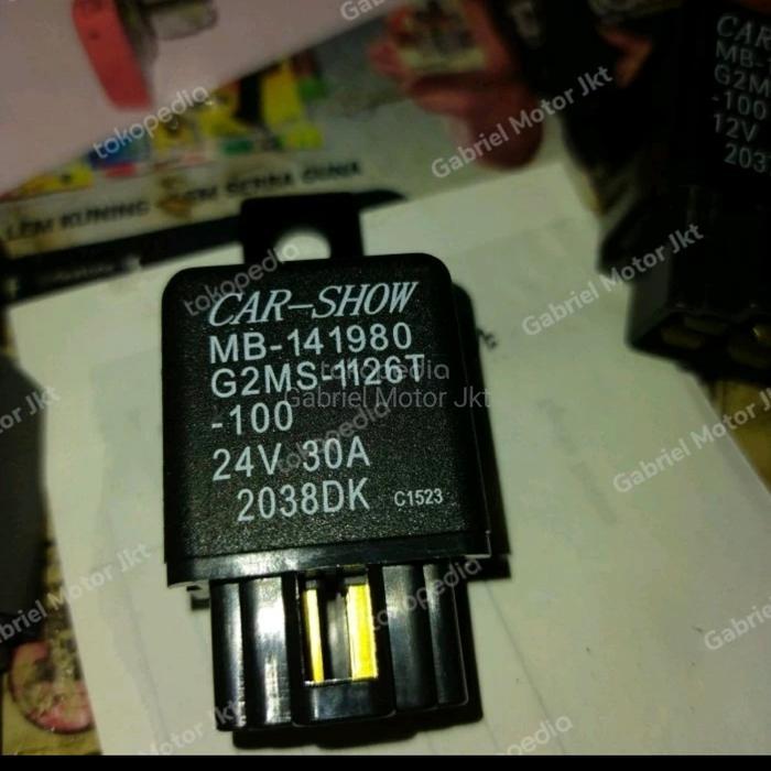 Rellay Carshow Kaki 4 24Volt 30 Ampere Sejajar
