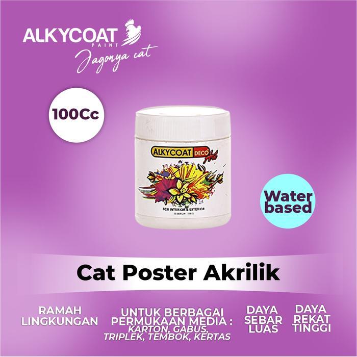Cat Gabus/Cat Dekoratif/Cat Poster Solid 100 Gr