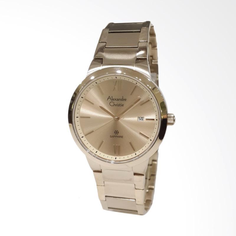 Alexandre Christie Sapphire Series 8544MDBCGCN Jam Tangan Pria - Gold