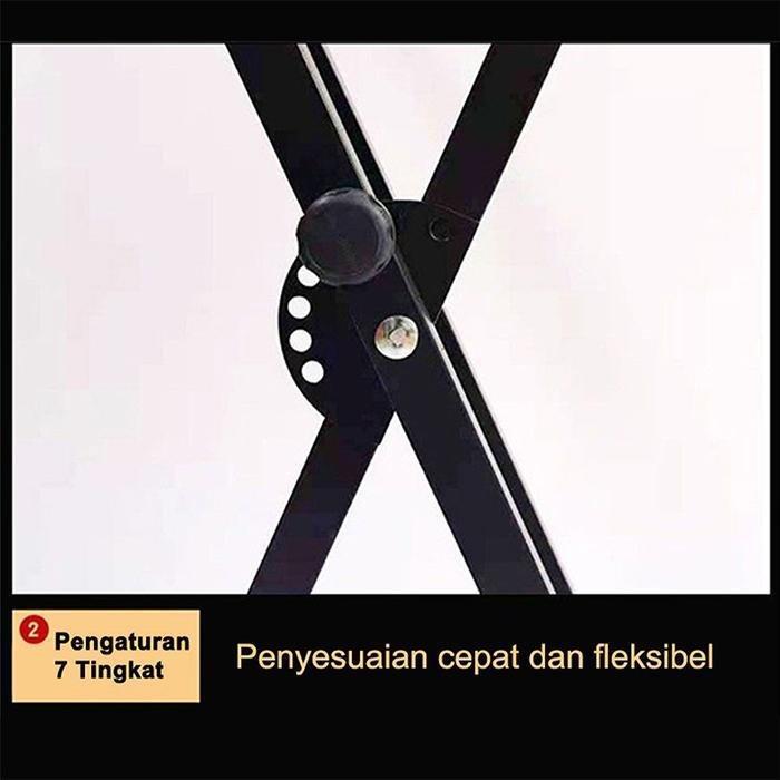 Benston Music- Rak Keyboard X Ganda, Rak keyboard/piano elektronik model X berbahan baja tebal, rak