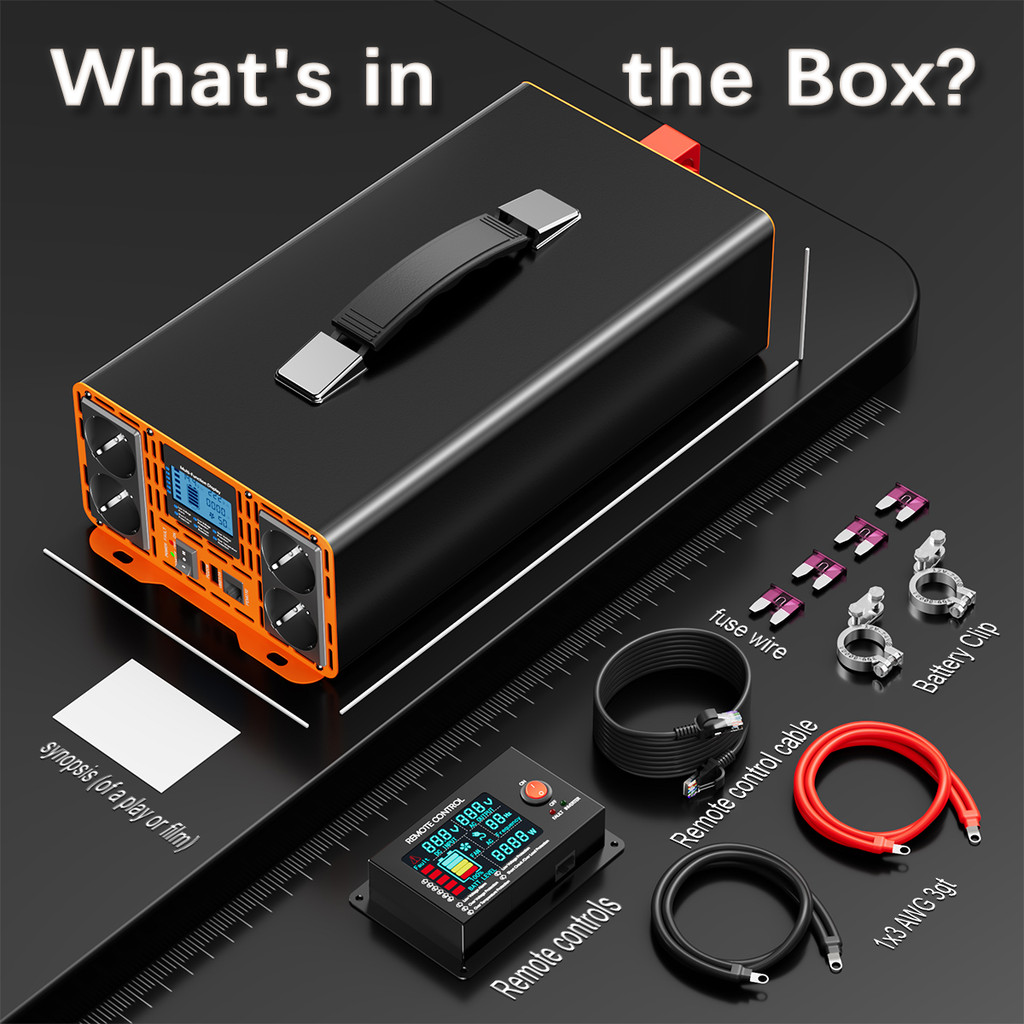 HOULI Pure Sine Wave Inverter 3KW 4KW 5KW 6KW 7KW 8KW 10KW 12KW 12V 24V DC To AC 220V Power