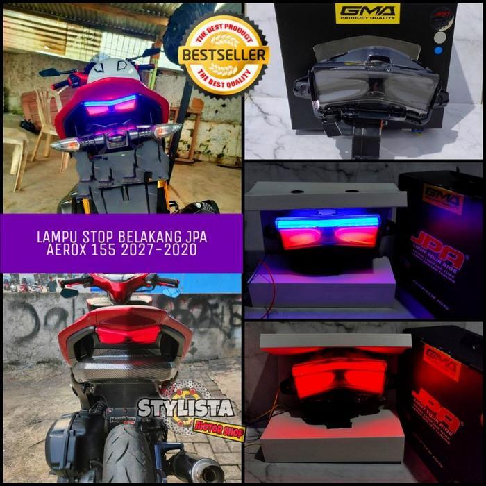 Lampu Stop Led / Stoplamp Aerox 155 Jpa Led Aksesoris Variasi Motor