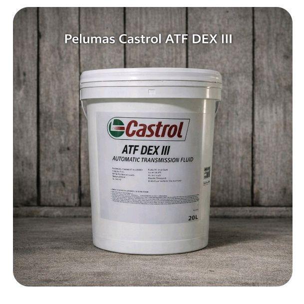 Castrol ATF DEX III 20L - Oli Transmisi Matic Mobil Dexron III/ATF Full Fluid Teknologi Sinkronisasi