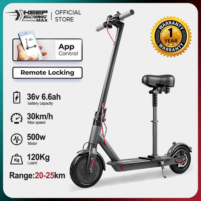 Terbaru! Skuter Listrik, Skuter Roda Dua. Dapat Dilipat, Mudah Disimpan. Skuter Roda Dua