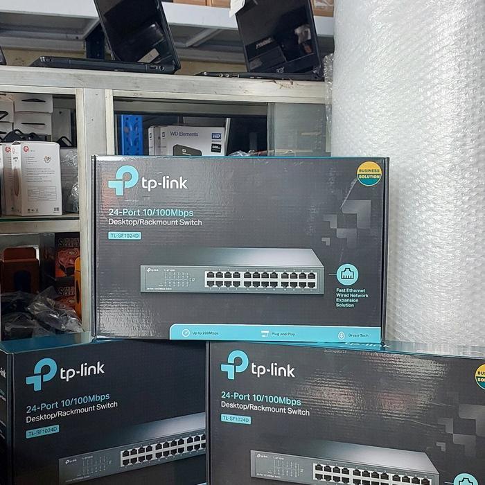Terbaik Best Quality 100% Original Switch Hub Tplink 24 Port Besi Garansi Resmi