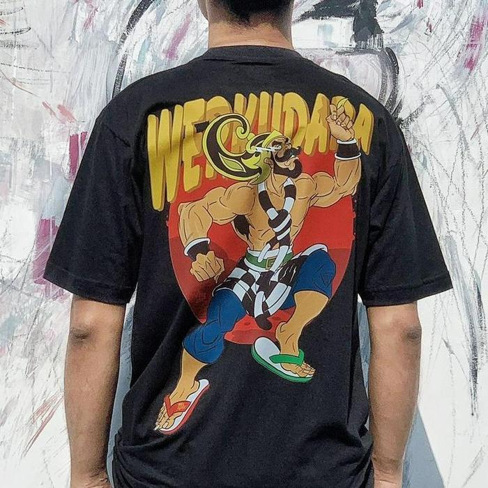 SIAPKIRIM Lite Tees Werkudara back, cotton Voice of Jogja READY STOCK